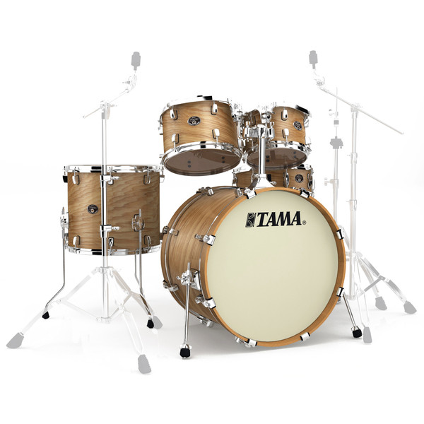 Tama Silverstar Custom 22'' 5 Piece Shell Pack, Matte Tamo Ash