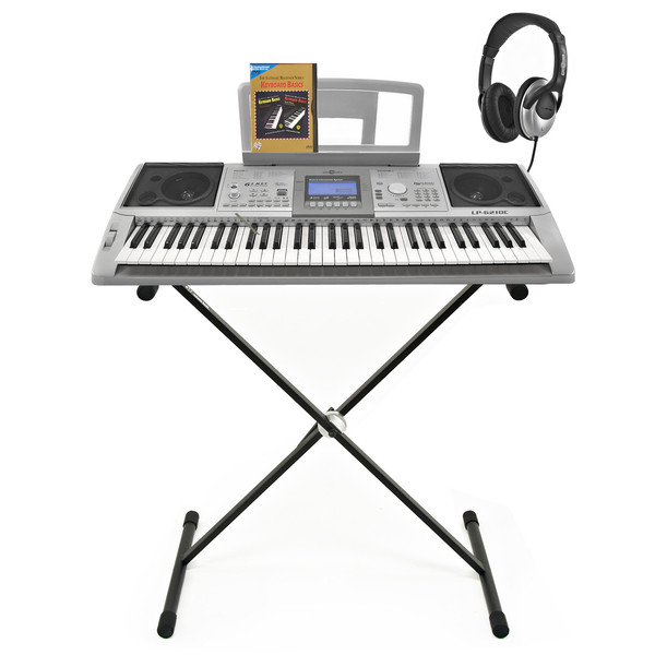 LP-6210C Electronic Keyboard by Gear4music  + Accessory Pack