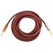 Gibson Premium 25' (6.4m) Instrument Cable, Cherry/Cherrywood