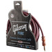 Gibson Premium 25' (6.4m) Instrument Cable, Cherry/Cherrywood