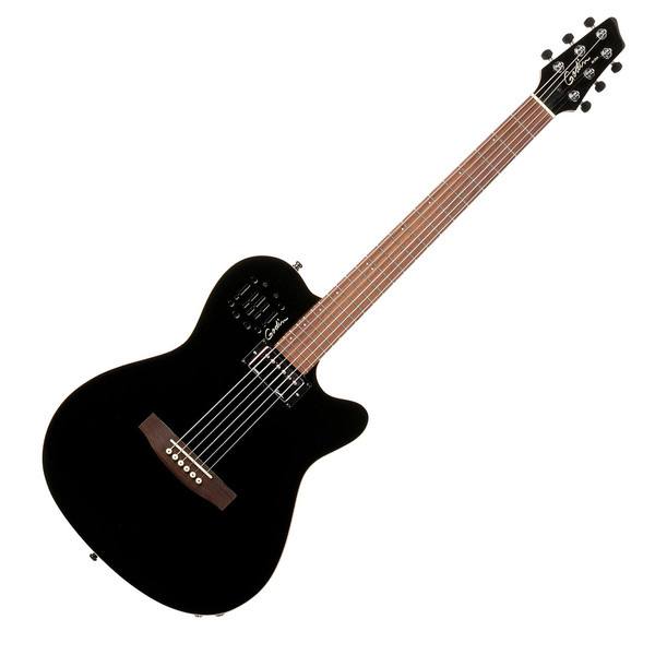 Godin A6 Ultra Guitar, Black High Gloss