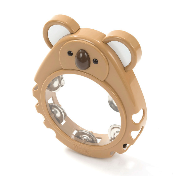 Percussion Plus PP1017 Tambourine, Brown Koala