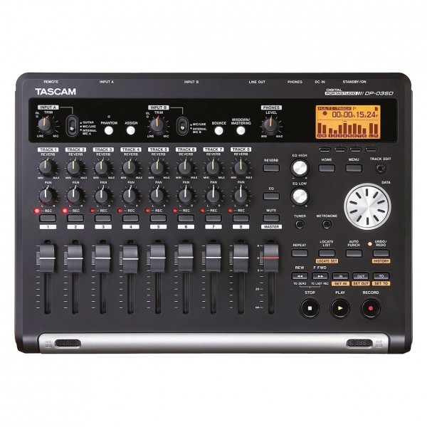 Tascam DP-03SD Digital Portastudio - Top