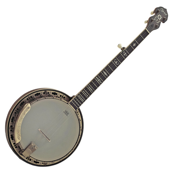 Ozark 5 String Banjo- Bronze Engraved