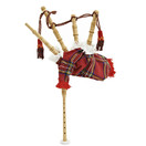 Cornemuse Junior &agrave; Chanterelle par Gear4music, Tartan Royal Stewart