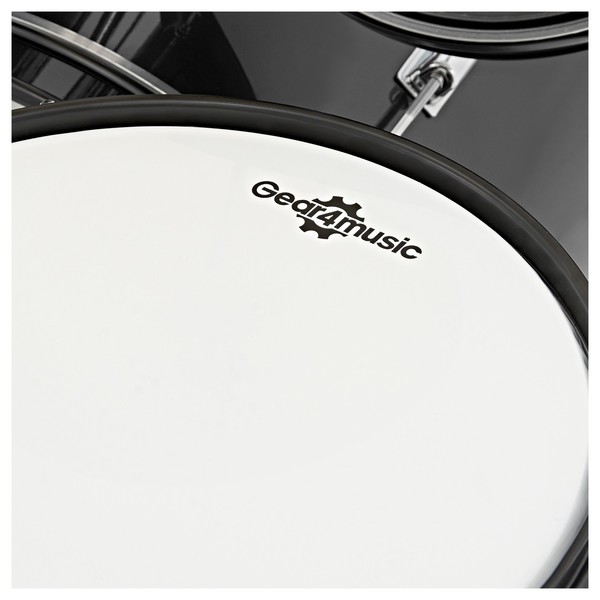 Junior 5 Piece Drum Kit by Gear4music, Black