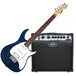 Peavey Raptor Plus EXP Guitar, Trans Blue and Vypyr VIP 1 Amplifier