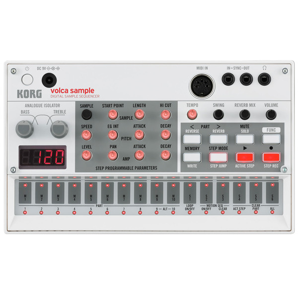 Korg Volca Sample, Digital Sample Sequencer 