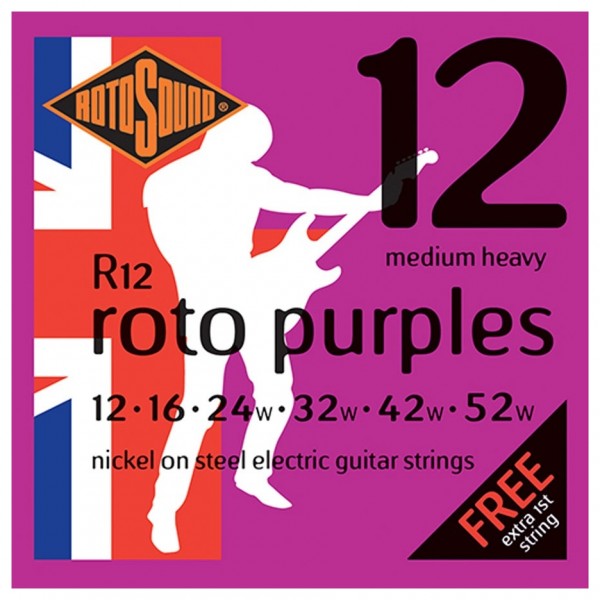 Rotosound R12 Roto Purple, 12-52