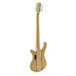 Oregon 6 String Neck Thru Bass Guitar by Gear4music, Natural