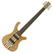 Oregon 6 String Neck Thru Bass Guitar by Gear4music, Natural