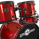 BDK-1 Full Size Starter Drum Kit by Gear4music, Red