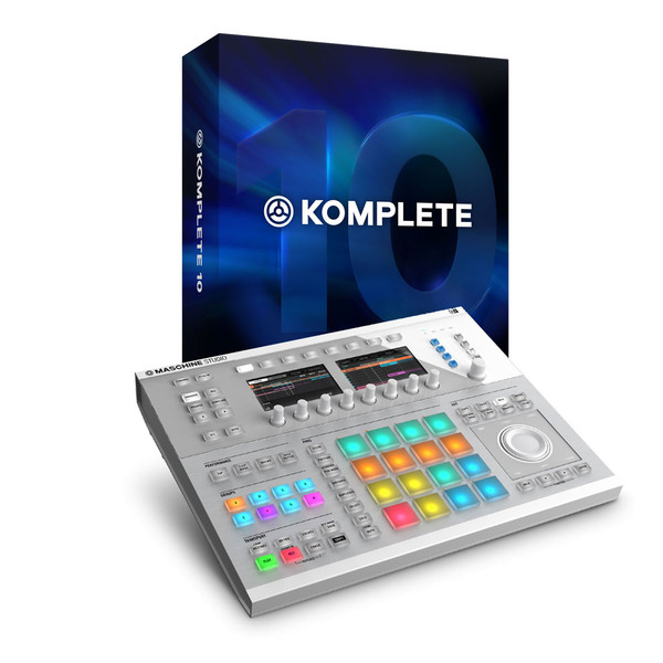 Native Instruments Komplete 10 and Maschine Studio, White