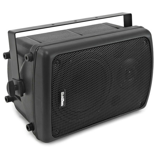 SubZero 200W 8" Active PA Speaker with Yoke Bracket by Gear4music