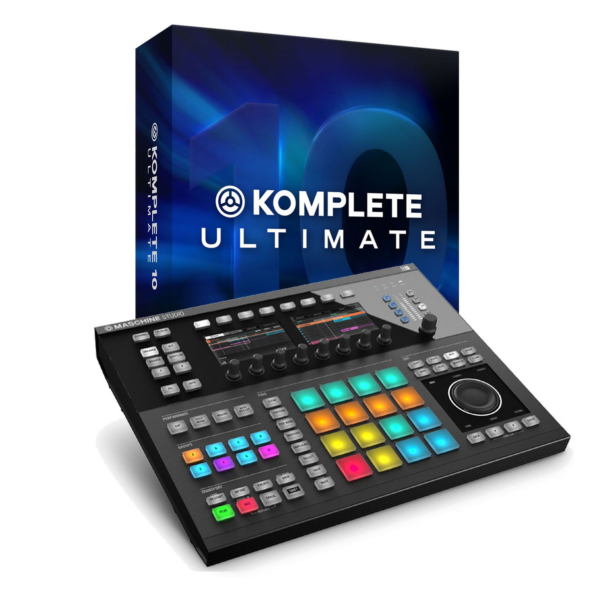 Native Instruments Maschine Studio, schwarz mit Komplete 10 Ultimate Gear4music