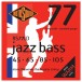 Rotosound RS77LD Jazz Bass 77 Flatwound Bass Guitar Strings, 45-105