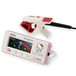 Korg Slimpitch Chromatic Tuner, Contact Microphone, White Hello Kitty