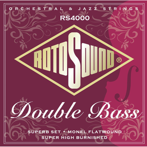 Rotosound RS4000M Flatwound Silked Double Bass Strings