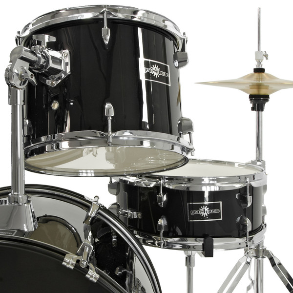 GD-2 Drum Kit by Gear4music, Black 