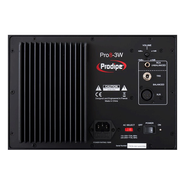Prodipe Pro 8 - 3W Left, 3 Way Active Studio Monitor 