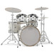 DW Design Series Matte Lacquer 22'' Maple Shell Pack, White Satin