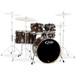 PDP Drums Concept Maple 22'' CM6 Shell Pack, Transparent Walnut