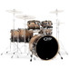 PDP Drums Concept Birch 22'' CB6 Shell Pack, Natural to Charcoal Fade