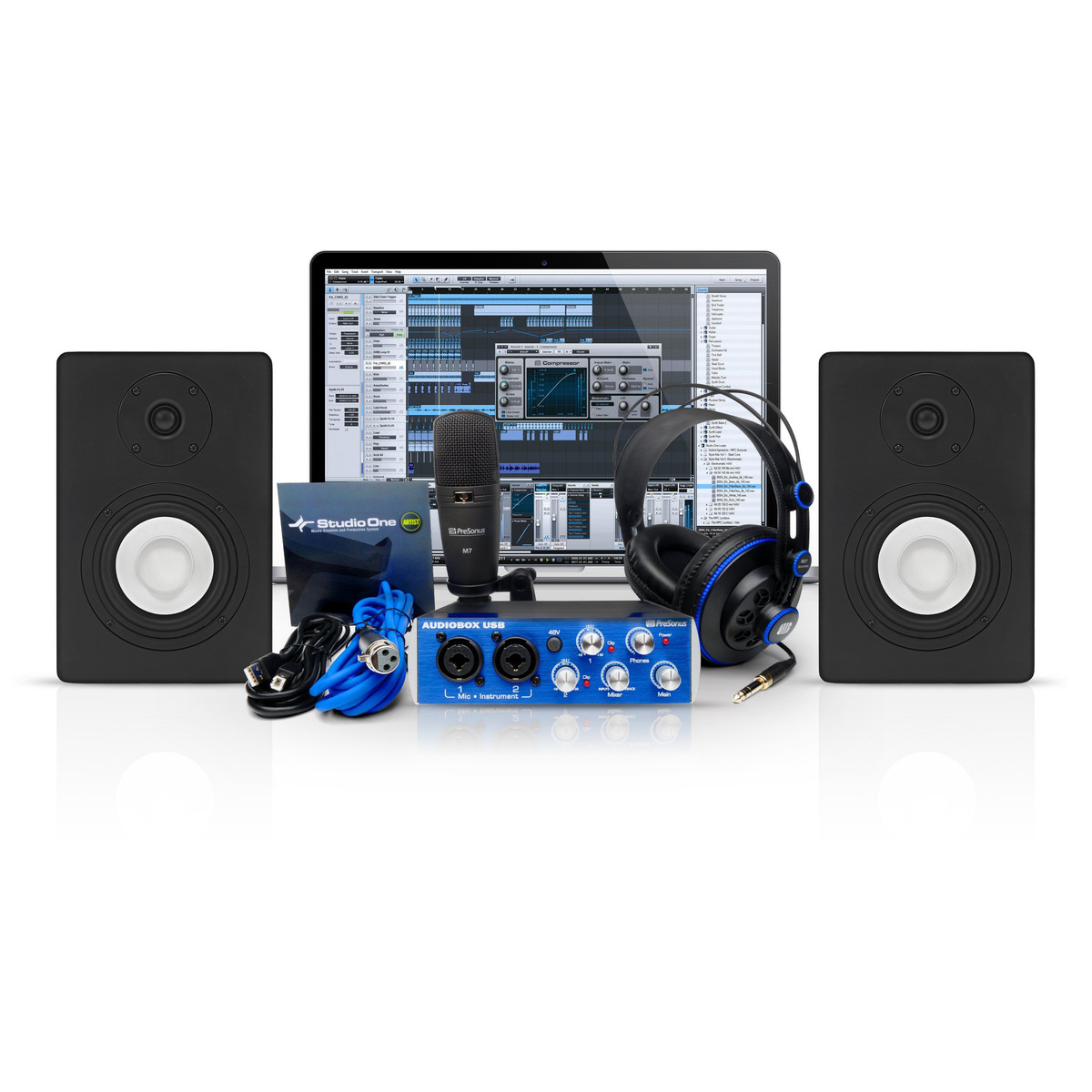 DISC Presonus AudioBox Studio Complete Recording SubZero Monitors at ...