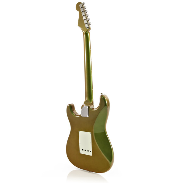 Fender Stratocaster Flip Flop Colour, Two Tone Green to