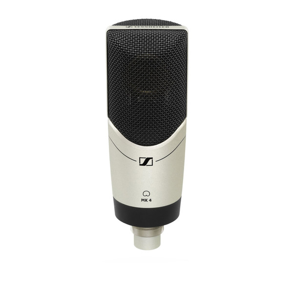 Sennheiser MK4 Large Diaphragm Side Address Mic + Shock Mount Bundle