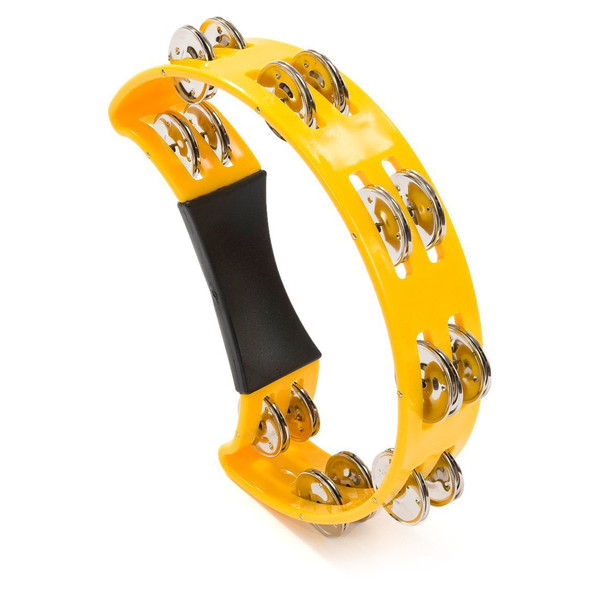 Percussion Plus Half Moon Tambourine PP486/5, Yellow