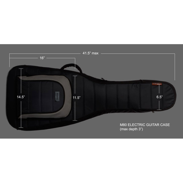 Mono M80 Electric Guitar Gig Bag, Black