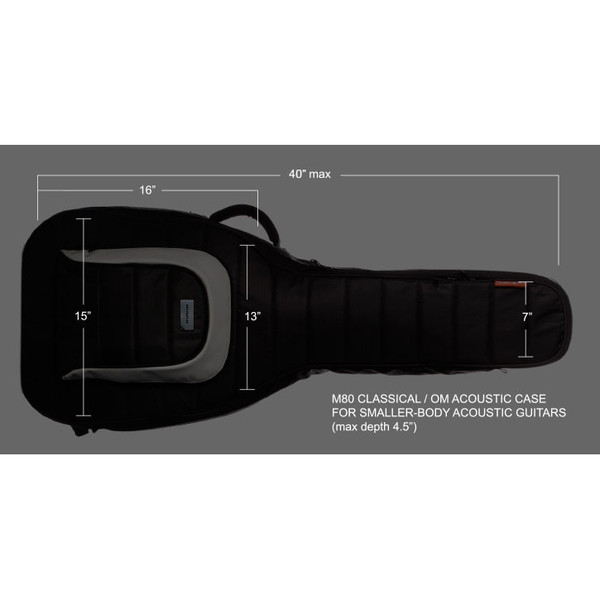 Mono M80 Classical/OM Gig Bag, Black