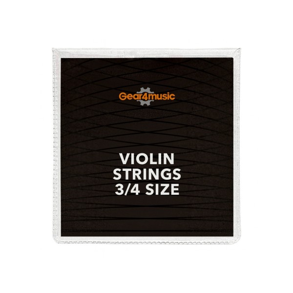 Violin String Set by Gear4music, 3/4 Size