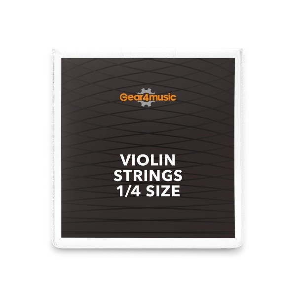 Violin String Set by Gear4music, 1/4 Size