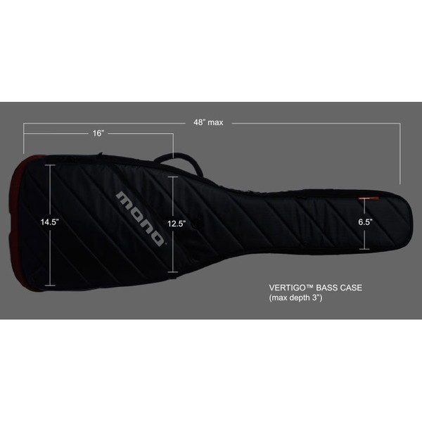 Mono M80 Vertigo Bass Gig Bag, Black