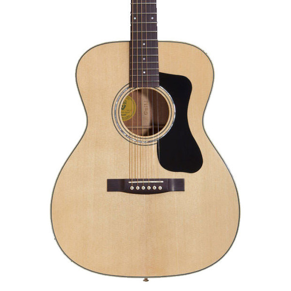 DISC Guild F-130 Mahogany Orchestra Acoustic Guitar, Natural at