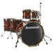 Ludwig Epic Euro Acoustic Drum Kit, Mahogany Burst