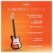 VISIONSTRING Bass Guitar, Sunburst Infographic