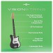 VISIONSTRING Bass Guitar, Black Infographic