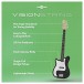 VISIONSTRING Bass Guitar Left Handed Infographic
