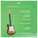 VISIONSTRING Electric Guitar. Sunburst Infographic