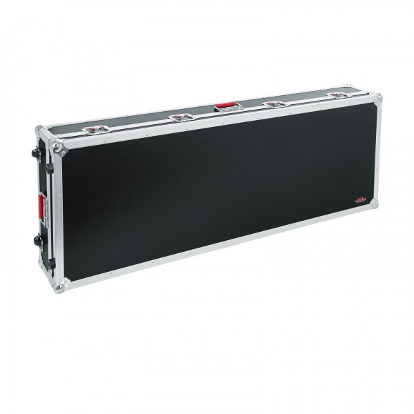 Gator G-TOUR-88V2XL Extra Large 88 Note Road Case with Wheels - Front, Left