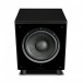 Wharfedale SW-10 Subwoofer, Black Wood Front View