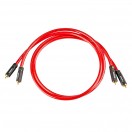 QED Reference Audio 1 w/Fisual Havana XL RCA - Stereo Phono Cable, 1m