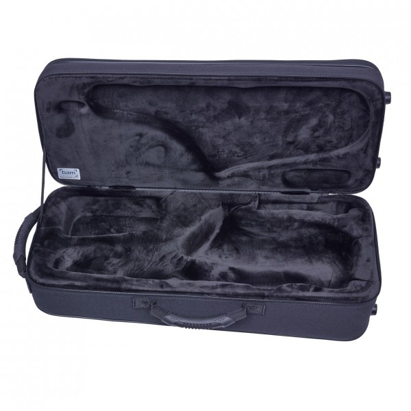 BAM CONS3021SN Conservatoire Alto Sax Case, Black -Open