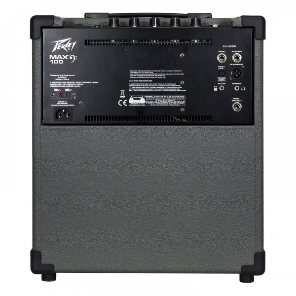 Peavey Max 100 1x10 Bass Combo - back