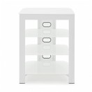 AVCOM Hi-Fi Rack Cabinet, Matt White