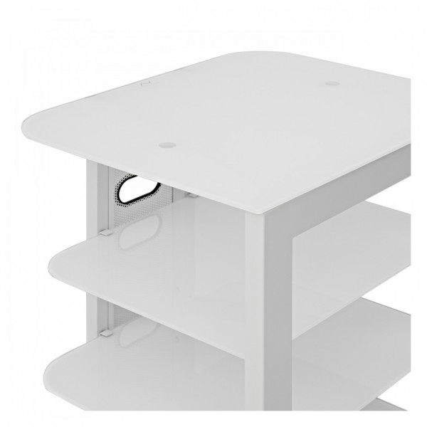 AVCOM HiFi Rack Cabinet, Matt White