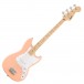 Squier Sonic Bronco Bass, White Pickguard, Shell Pink